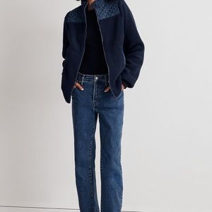 Madewell (Re)sourced Sherpa Zip-Front Jacket